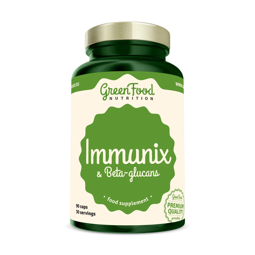 GreenFood Nutrition Immunix & Beta-glucans 90 cps. 1×90 cps, výživový doplnok