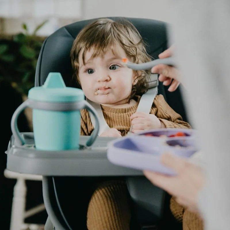 BBLUV silikónová jedálenská sada Sët Violet