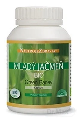 Nástroje zdravia Mladý jačmeň Green Barley 350 mg 1×80 cps, výživový doplnok