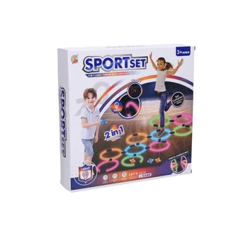 Skákacie krúžky svietiace set
