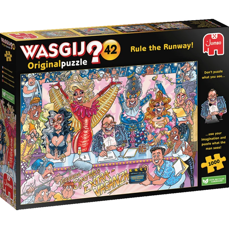 Jumbo Wasgij Original puzzle Rule the Runway! 1000 dielikov