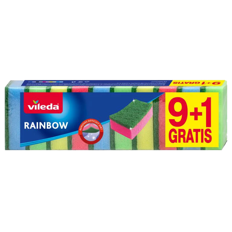 Vileda Rainbow špongia 1×10 ks, hubky