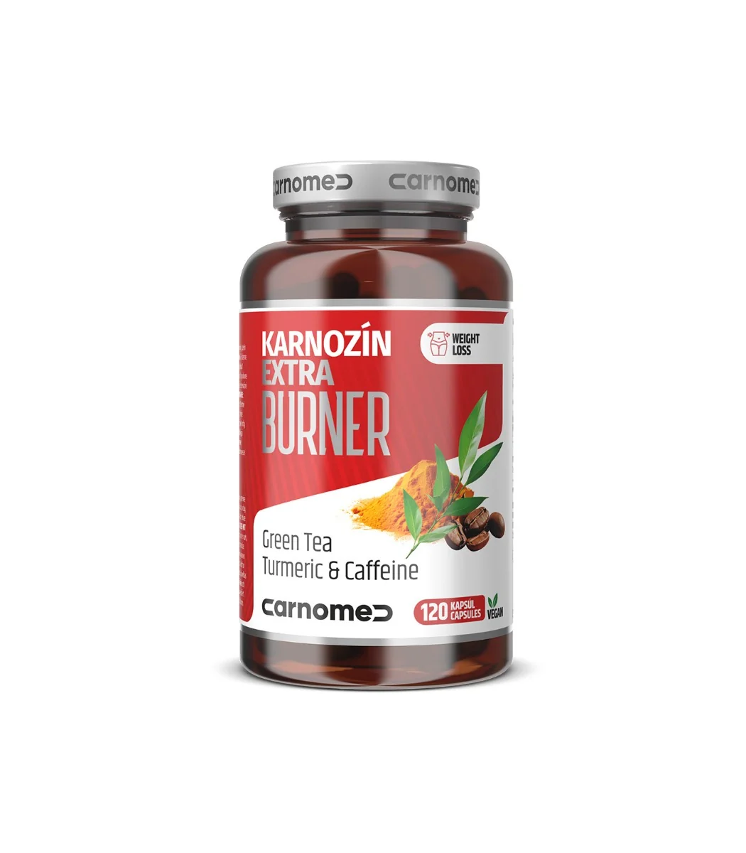CarnoMed Karnozín EXTRA Burner 120 cps, výživový doplnok