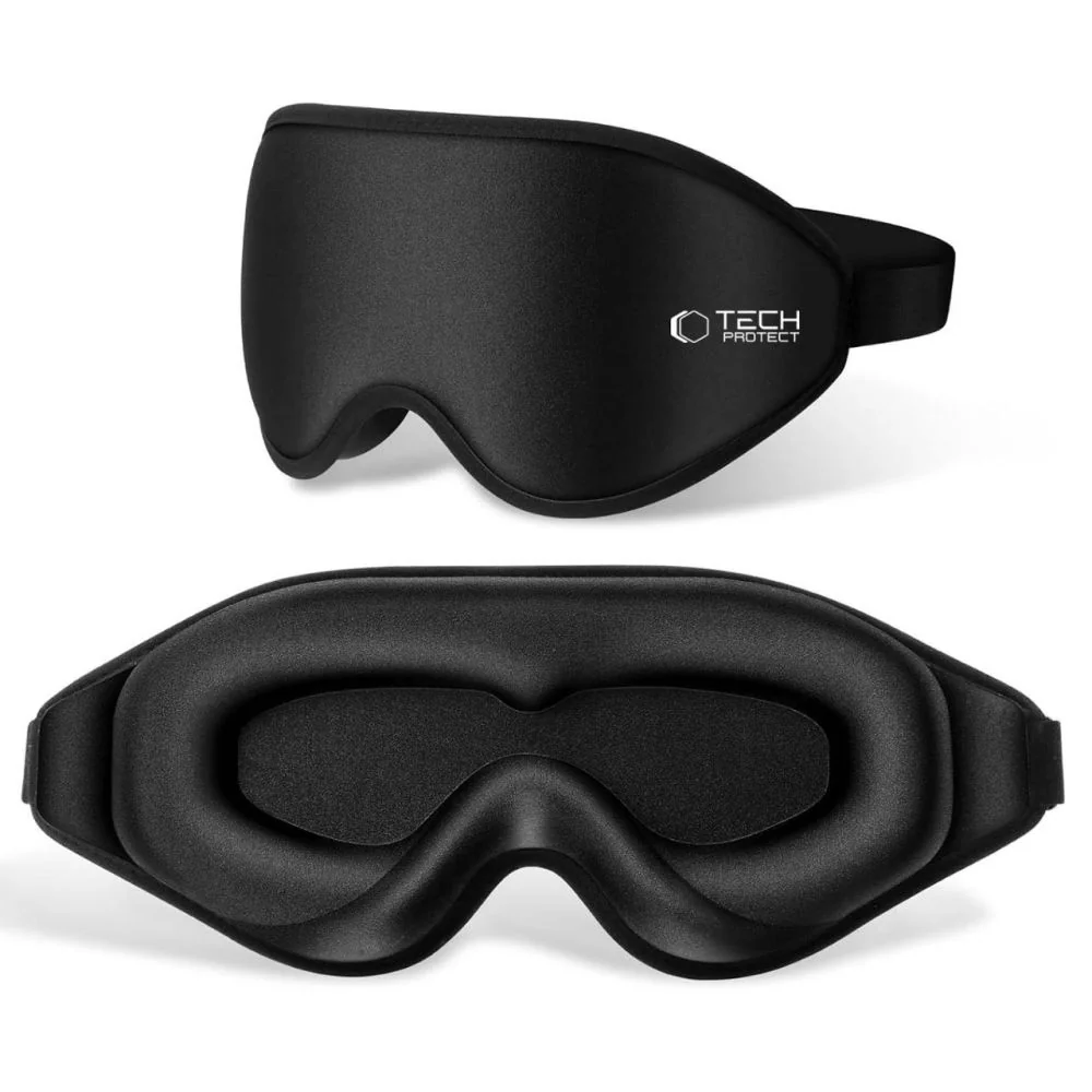Tech-Protect Eyeshade maska na spanie, čierna