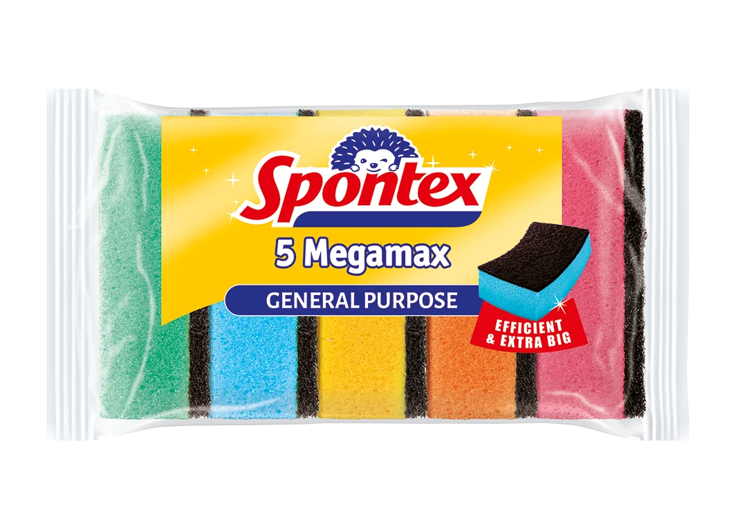 Spontex Megamax špongia velká 1×5 ks, špongia