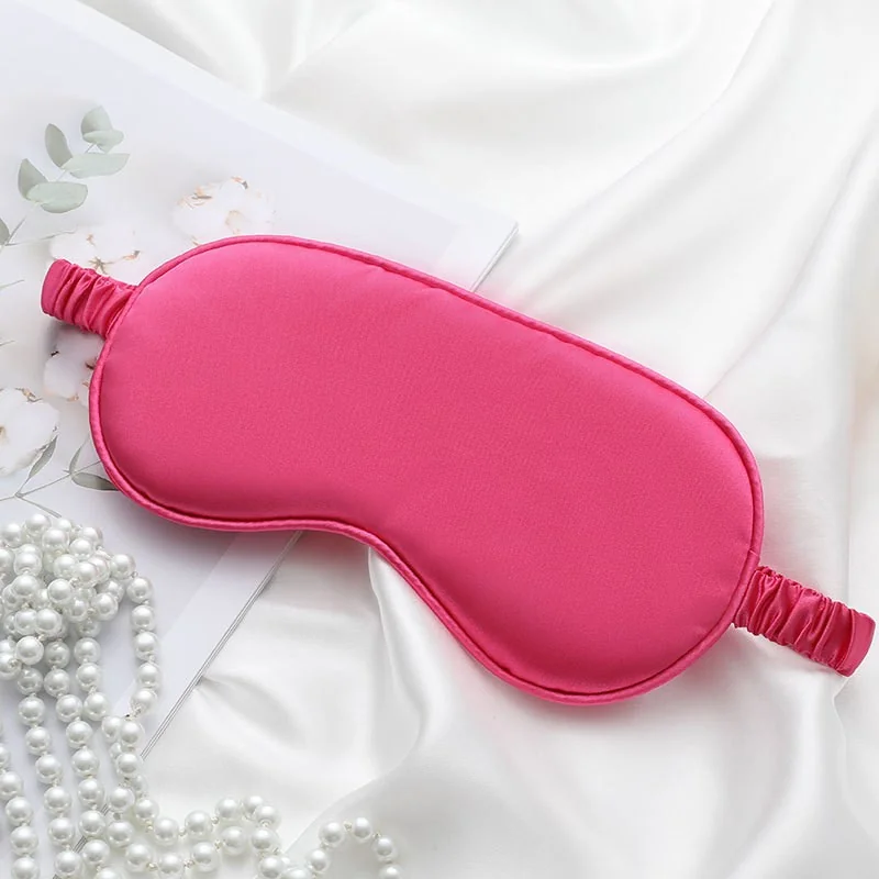 Livefy maska na spanie Silk, ružová