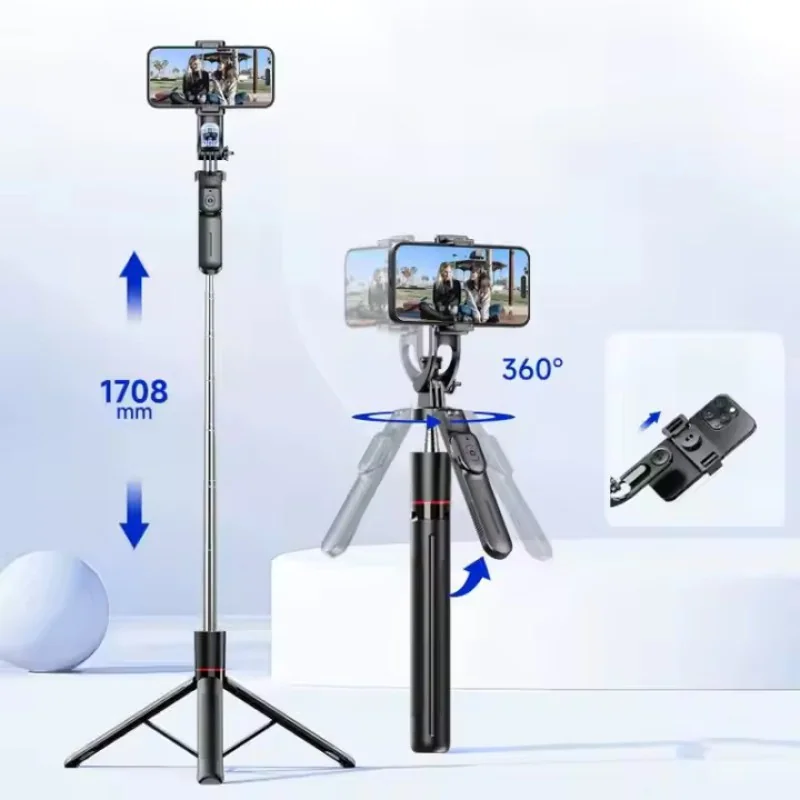 Selfie tyč - stabilný tripod s Bluetooth ovládaním 170 cm, Bluetooth V4.2
