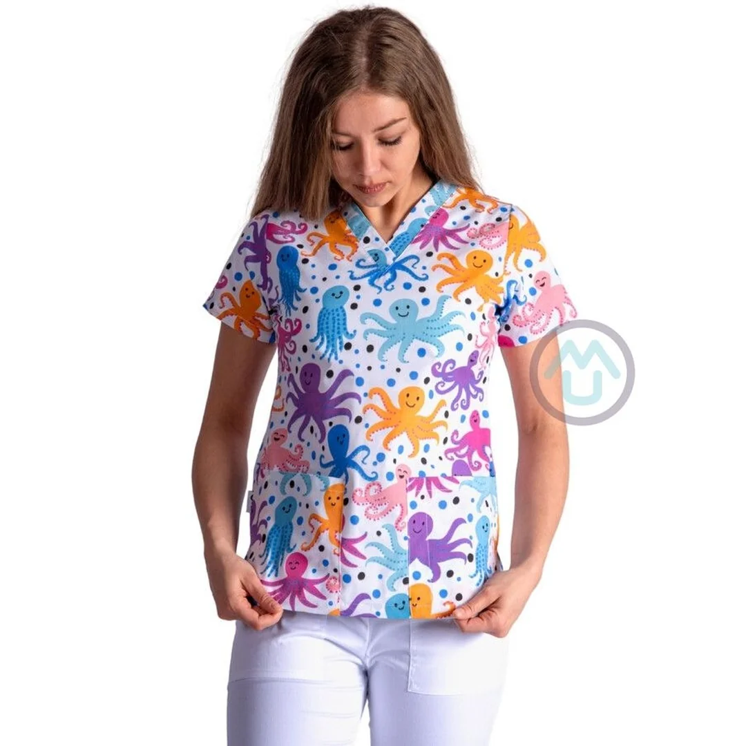 Dámska zdravotnícka blúza CHOBOTNICE 2XL