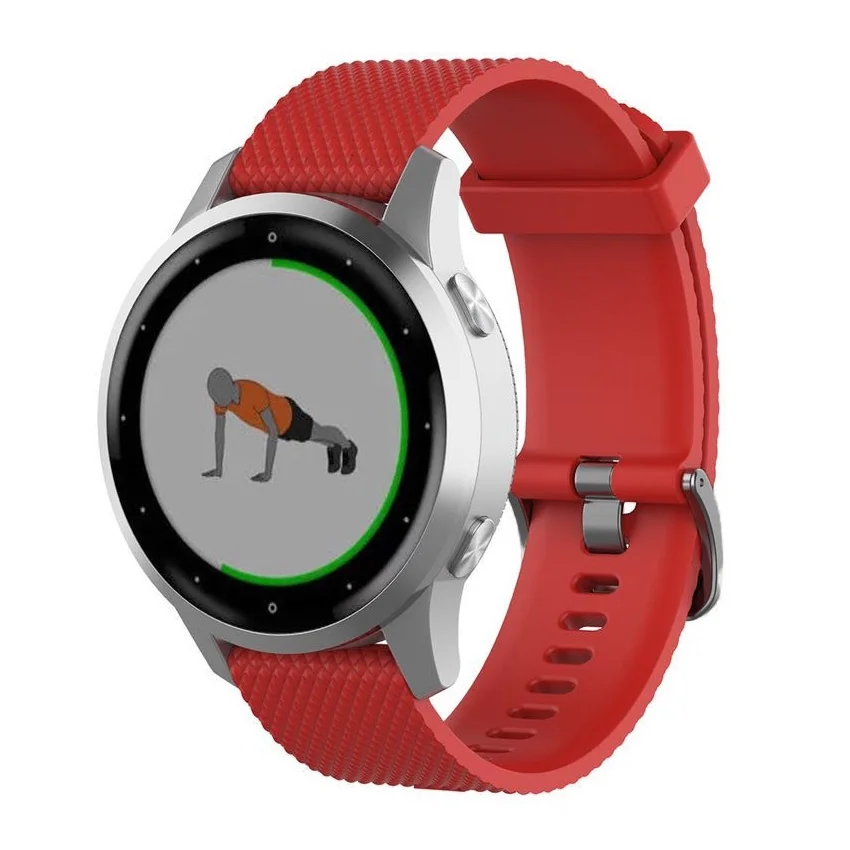 BStrap Silicone Land remienok na Xiaomi Haylou Solar LS05 red