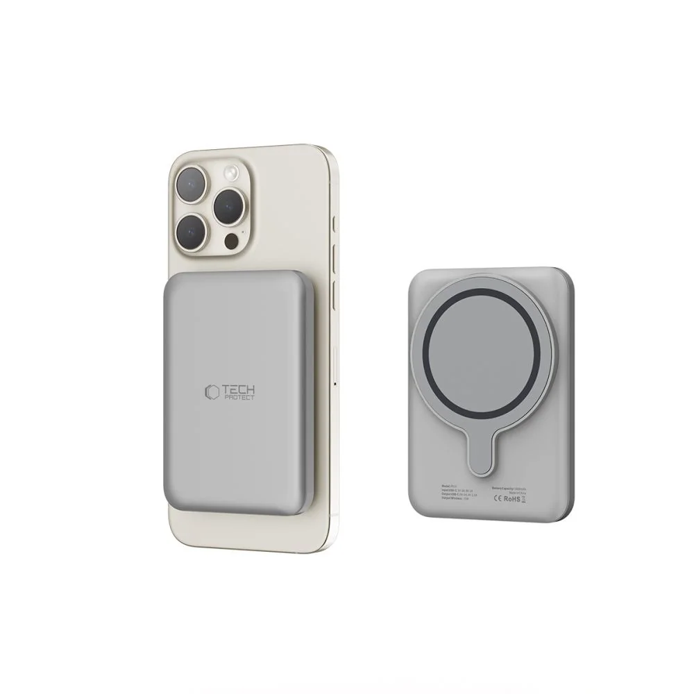 Tech-Protect PB10 MagSafe Powerbank 5000mAh 15W, titanium