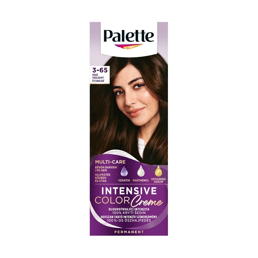 PALETTE INTENS CC FARBA NA VLASY 3-65 TM.COKOLADOV 1×1 ks, farba na vlasy