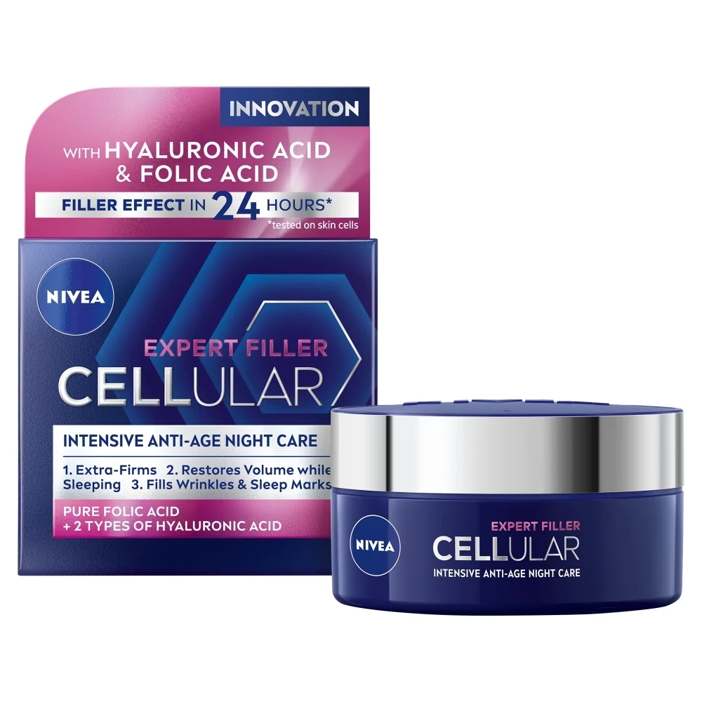 NIVEA Hyaluron Cellular Filler Cushion Tónovací očný krém 3 v 1 01 svetlý odtieň 4ml 