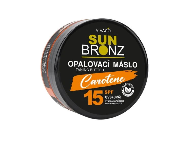 VIVACO SUN BRONZ CAROTENE Opaľovacie MASLO SPF15 150 ml