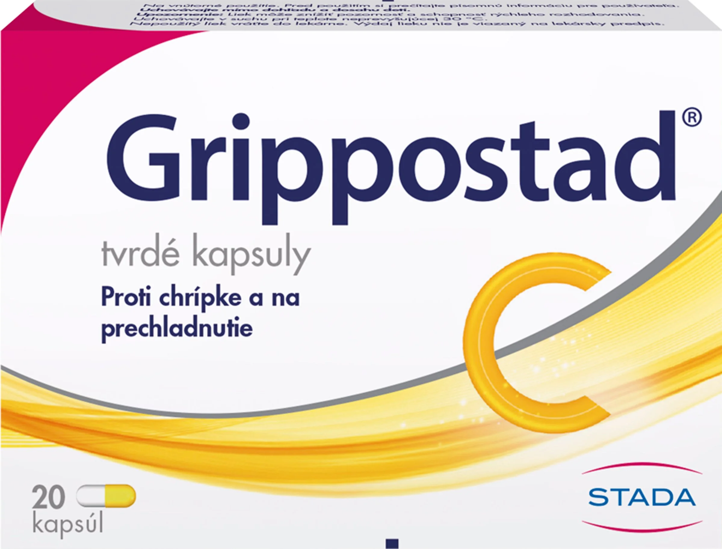 Grippostad C 1×20 cps, liek na chrípku