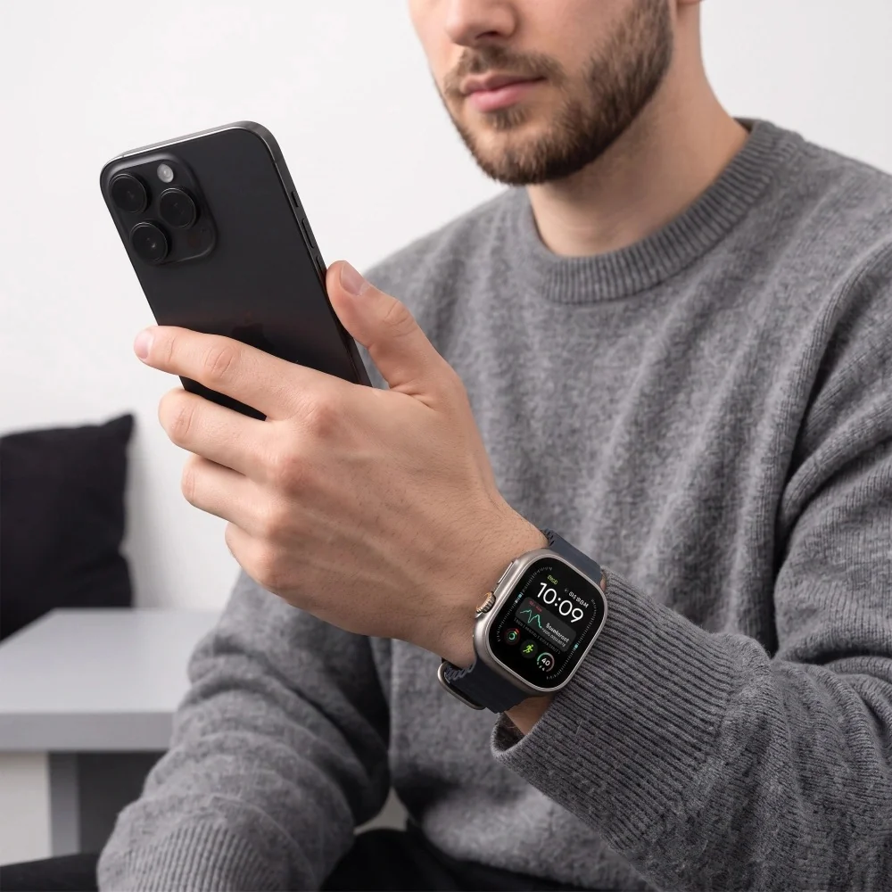 Tech-Protect Iconband Pro remienok na Apple Watch 44 / 45 / 46 / 49 mm, charcoal grey