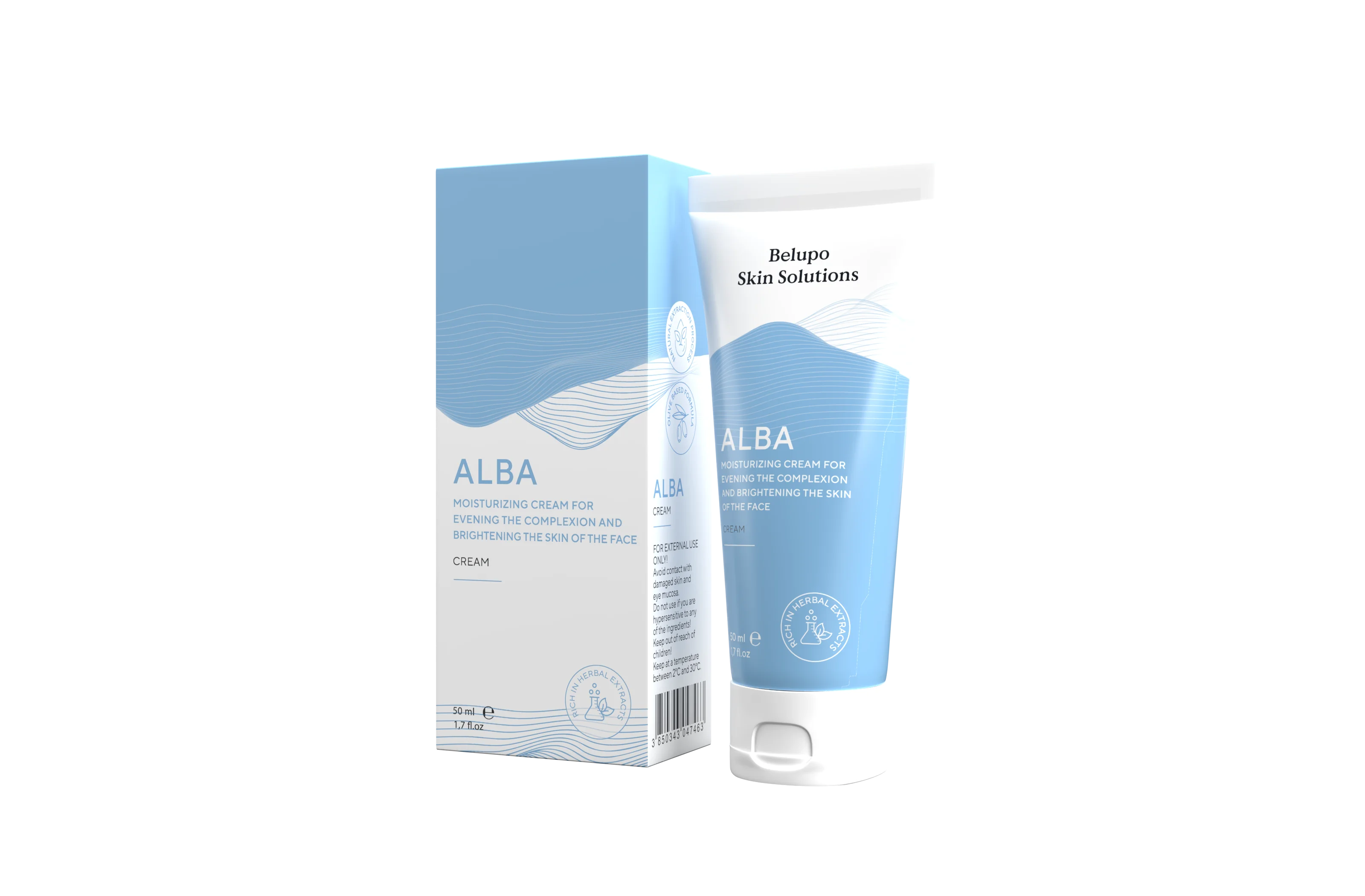 ALBA HYDRATACNY KREM NA TVAR 50 ml