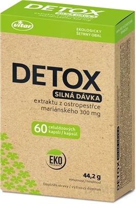 VITAR DETOX SILNÁ DÁVKA 1×60 cps, výživový doplnok