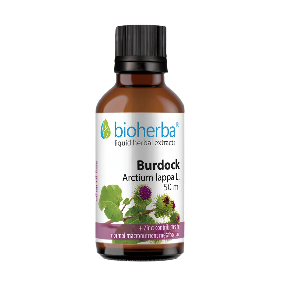 Lopúch väčší - tinktúra kvapky - 50 ml - Bioherba