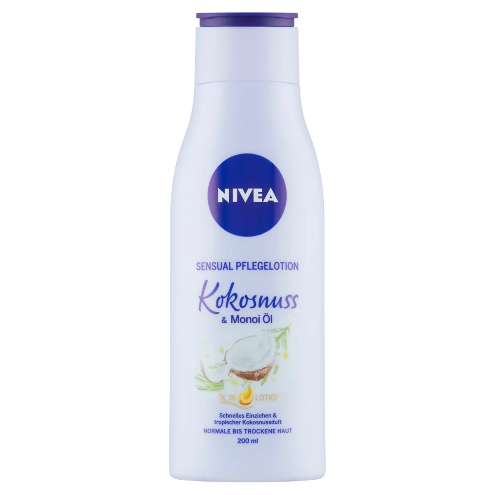 NIVEA Telové mlieko Coconut & Manoi Oil, 200ml