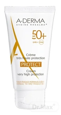 A-DERMA PROTECT CRÈME SPF50+ 1x40 ml, opaľovací krém