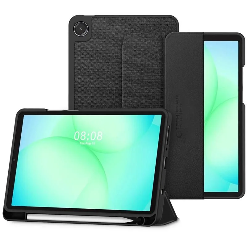 Tech-Protect SC Pen Canvas puzdro na Samsung Galaxy Tab A9 / A11 8.7'', čierne , čierne