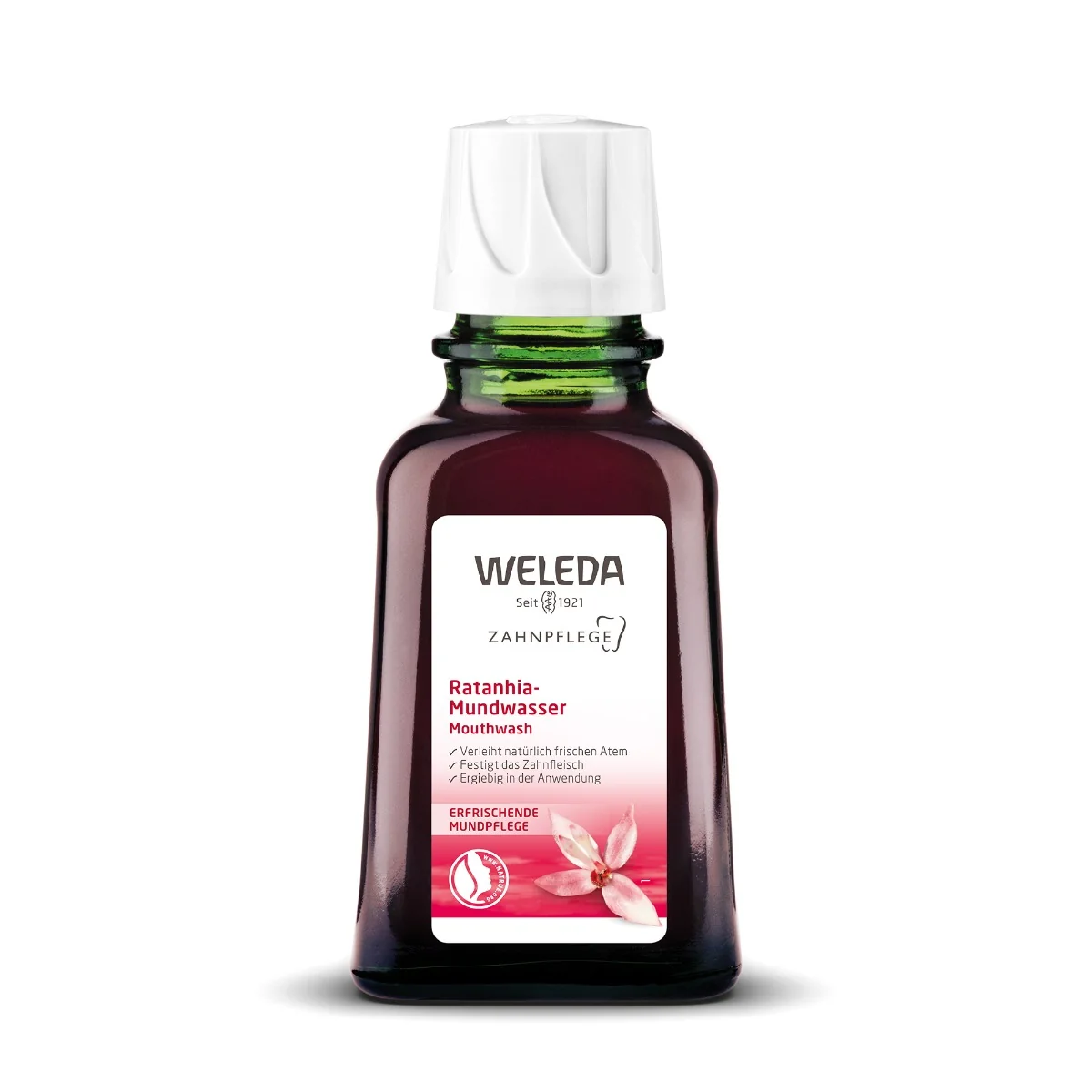 WELEDA Ústna voda 1×50 ml, (Ratanhia-Mundwasser konzentrat)