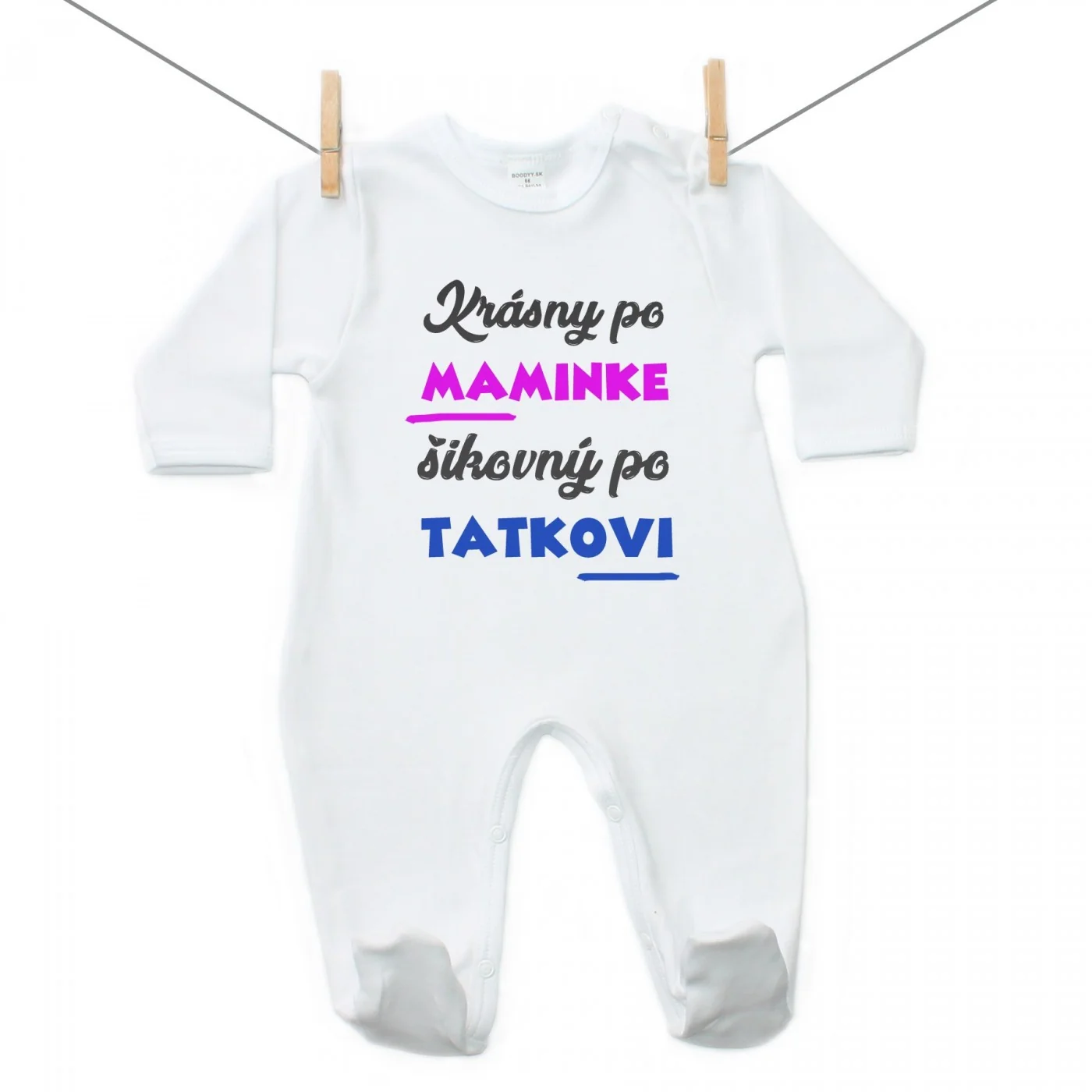 Boodyy Overal Krásny po maminke, šikovný po tatkovi Veľkosť: 68