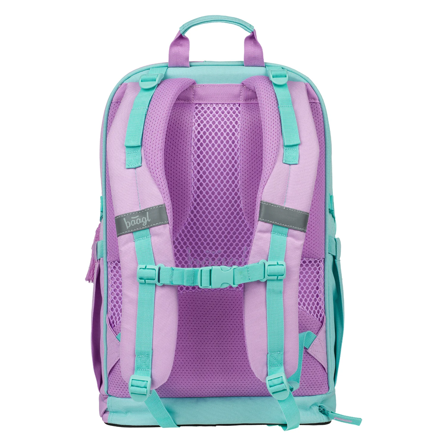 Baagl školský batoh Cubic Sweet mentolovo-fialový 2-stupňový, ergonomický
