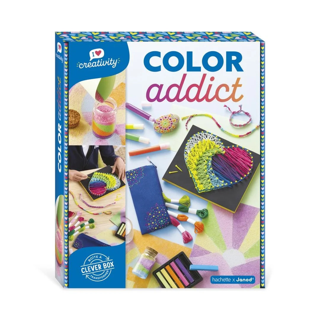 Janod Atelier Maxi Kreatívna sada I love creativity XXL sada Farebný svet od 8 rokov