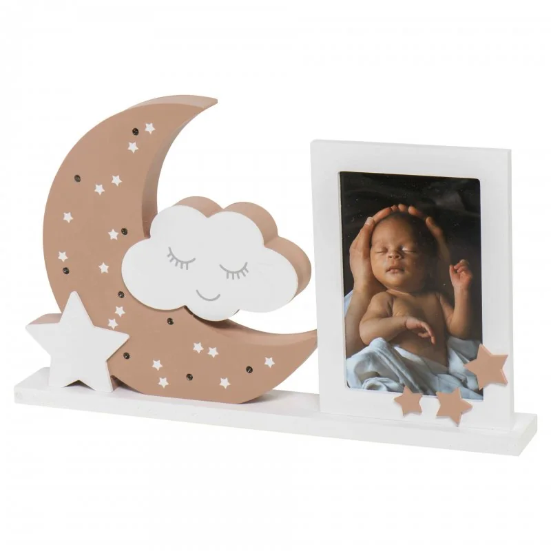 Dooky rámček na fotografiu s LED osvetlením Moonlight Frame Brown