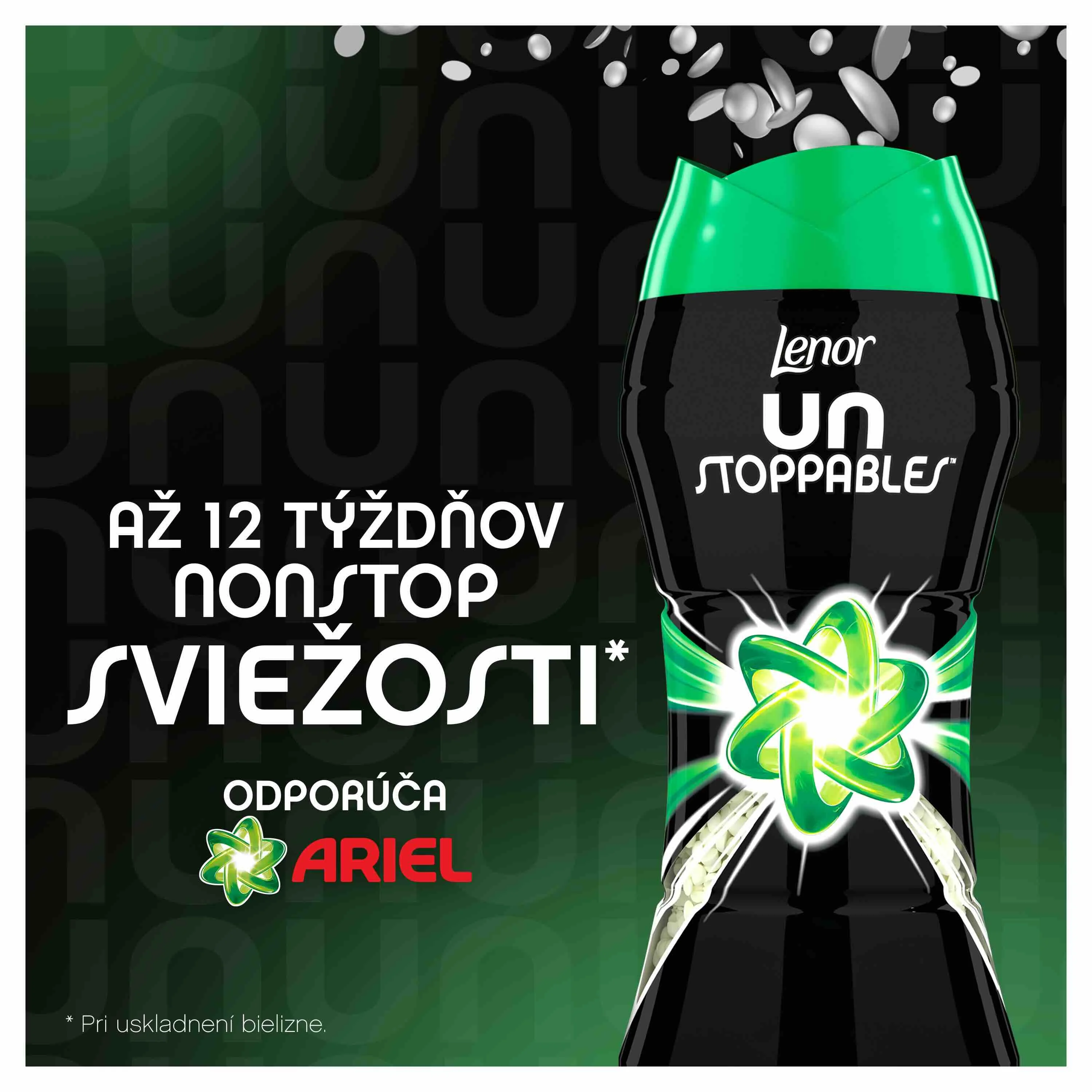 Lenor Unstoppable 510g Ariel scent 1×510 g, vonné perličky