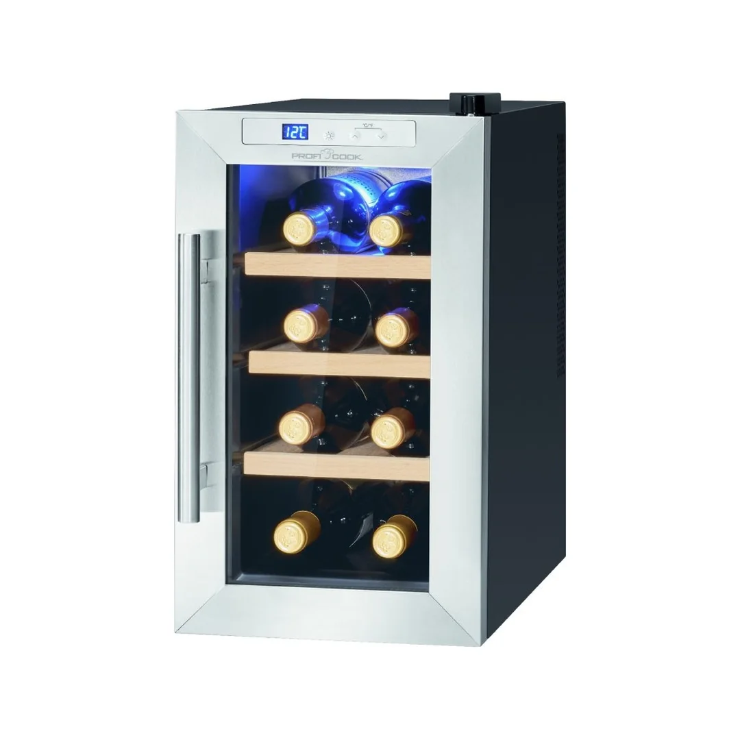 ProfiCook WK 1233 vinotéka 8 fliaš 23 l, 11–18 °C, nerez