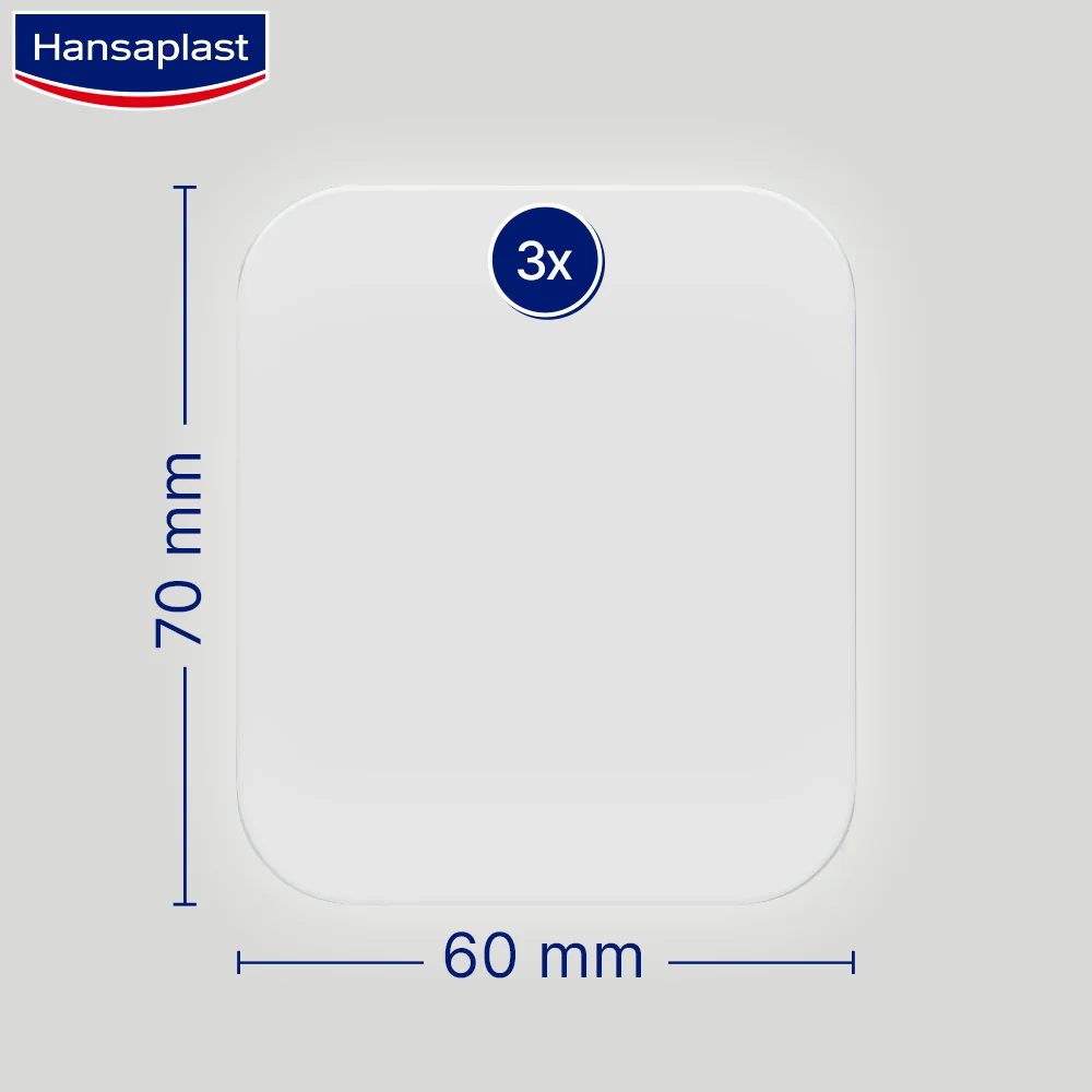 Hansaplast Hydrokoloidná náplasť Second Skin 1×6 ks, hydrokoloidná náplasť