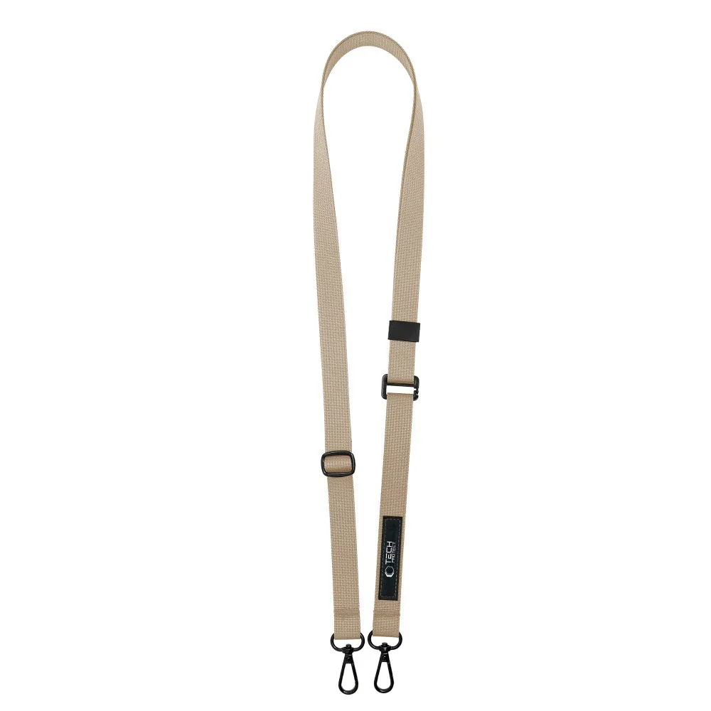 Tech-Protect Rope Crossbody šnúrka na mobil, béžová