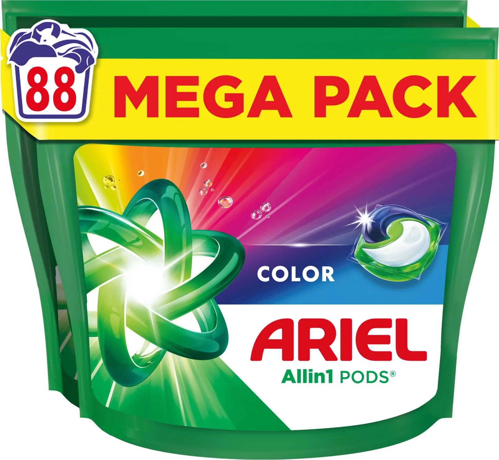 Ariel All-in-1 Color kapsuly na pranie 88 ks