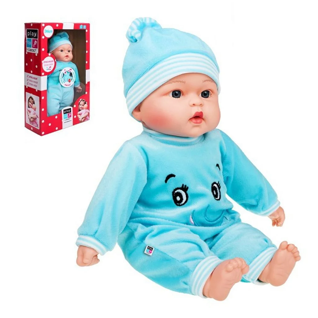 Poľsky hovoriaca a spievajúca detská bábika PlayTo Beatka 46 cm ,
