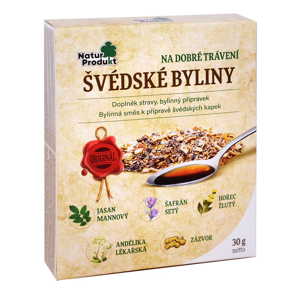 Švédske byliny 1×30 g, bylinná zmes