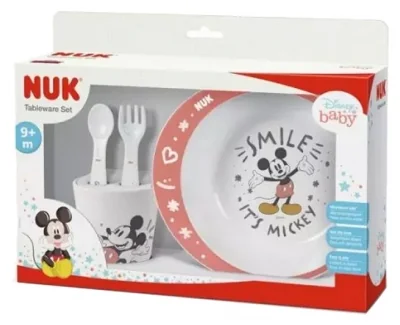 NUK súprava riadu Disney Mickey 1×1 set, detský riad