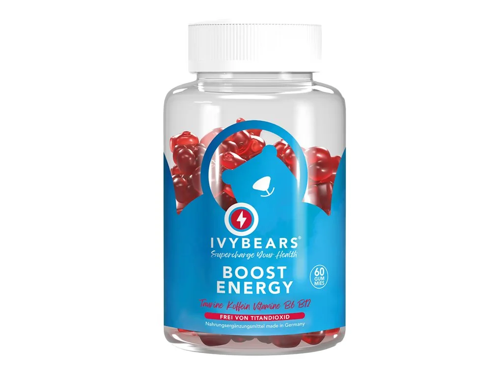 IvyBears Boost Energy vitamíny pre energiu 1×60 ks, výživový doplnok