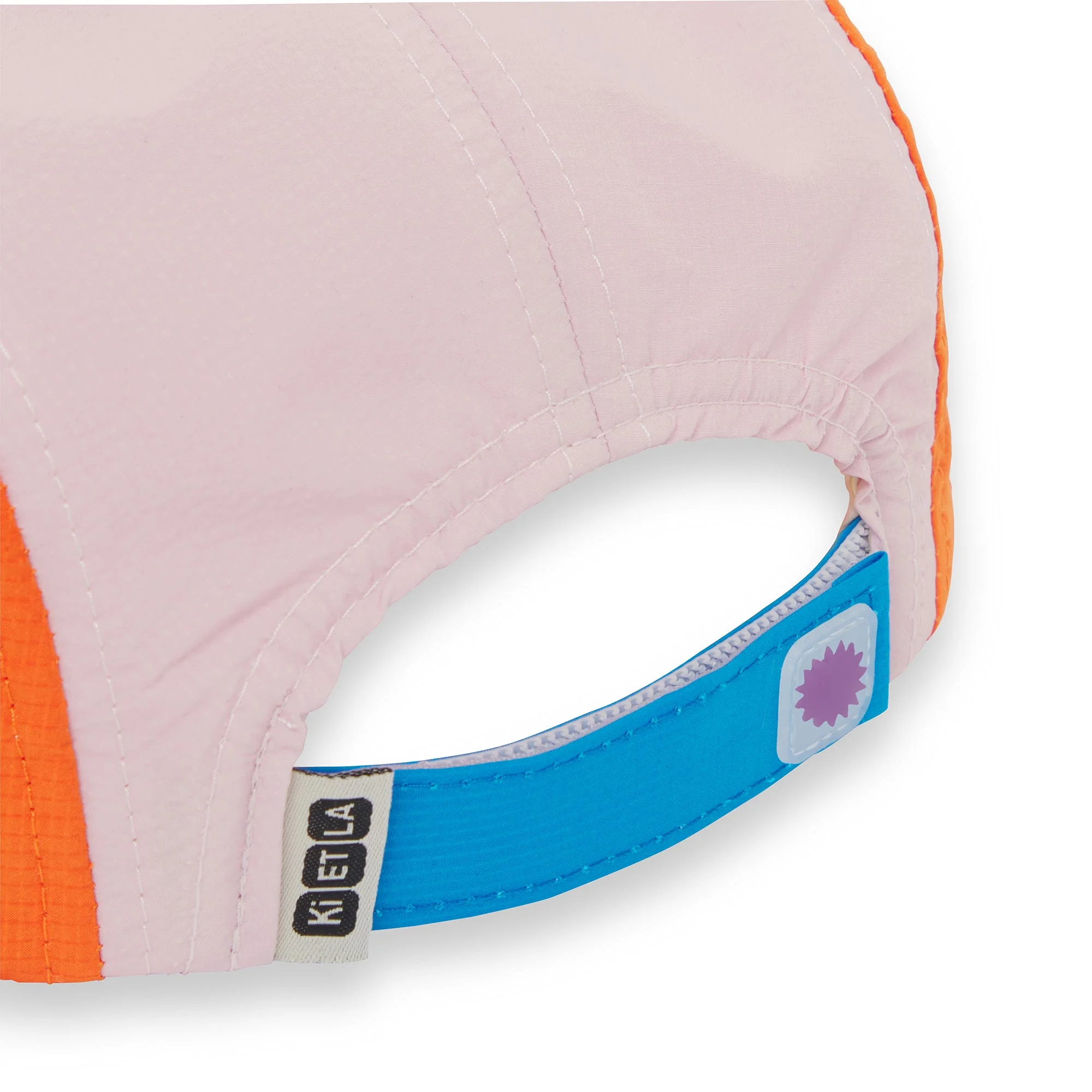 KiETLA ICONIK šiltovka s UV ochranou - Pink Love 51 - 53 cm