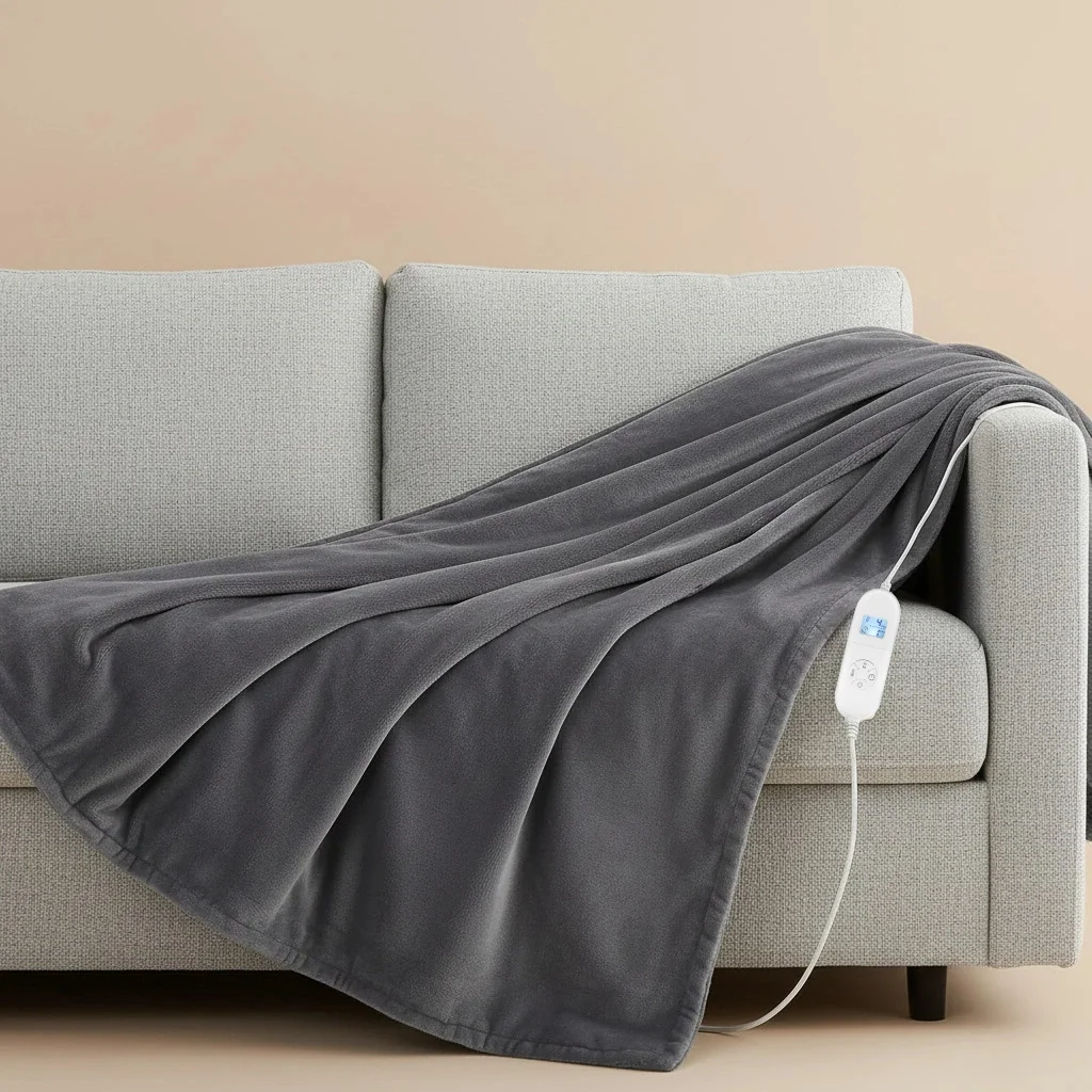 MG Heat Blanket vyhrievacia deka 160 x 180cm, šedá