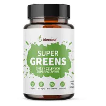 BLENDEA SUPERGREENS 1×90 cps, zmes superpotravín