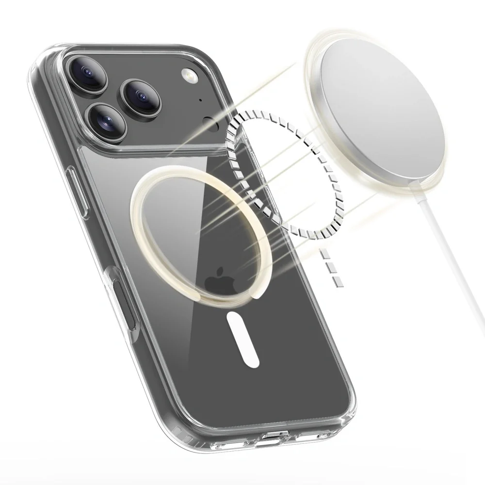 Tech-Protect FlexAir Hybrid MagSafe kryt na iPhone 17 Pro, priesvitný