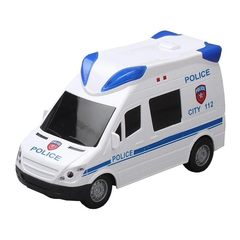 MADE - Auto policajné na diaľkové ovládanie, 21 cm