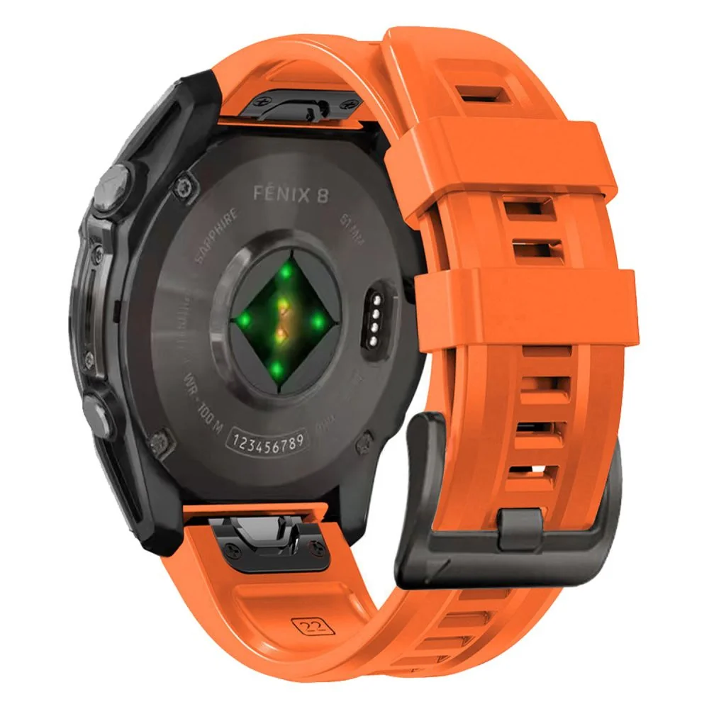 Tech-Protect Silicone remienok na Garmin Fenix 5S / 5S Plus / 6S / 6S Pro / 7S / 8 43mm, orange Pro / 7S / 8 43mm, orange