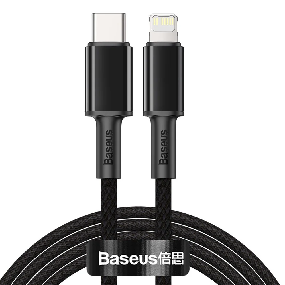 Baseus Data kábel USB-C / Lightning PD 20W 2m, čierny