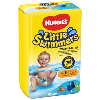 HUGGIES Little Swimmers 5/6 11 ks 1×11 ks, plienkové nohavičky do vody