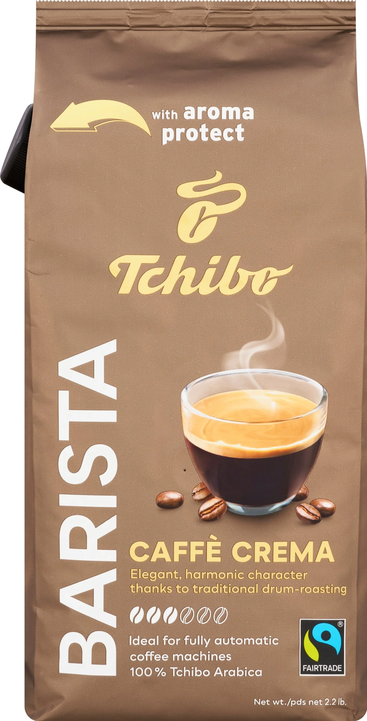 TCHIBO Barista Caffè Crema 1000g - zrnková káva 1×1000 g, káva