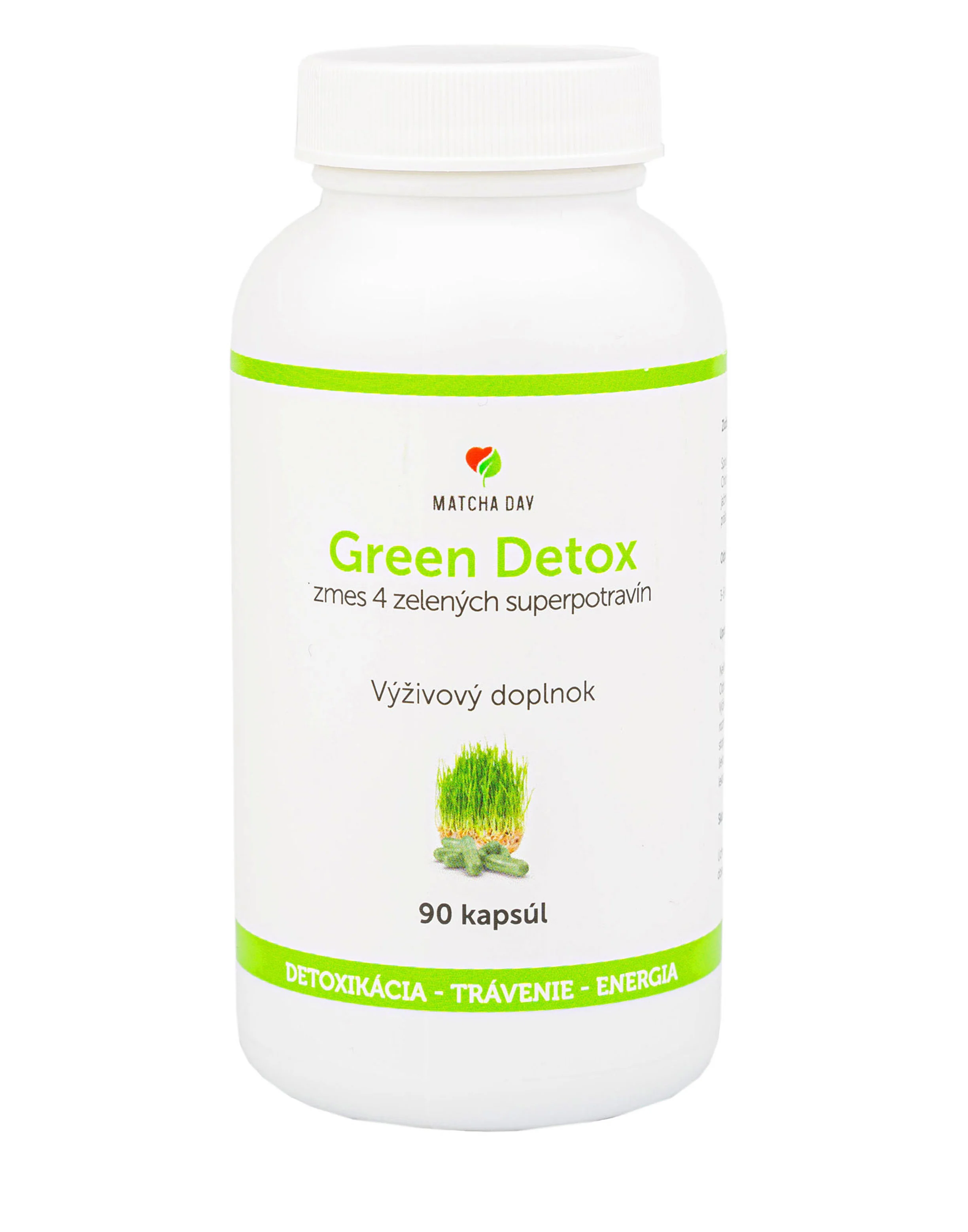 Matchaday - BIO Green Detox 90 kapsúl 90 cps BIO Green Detox, výživový doplnok