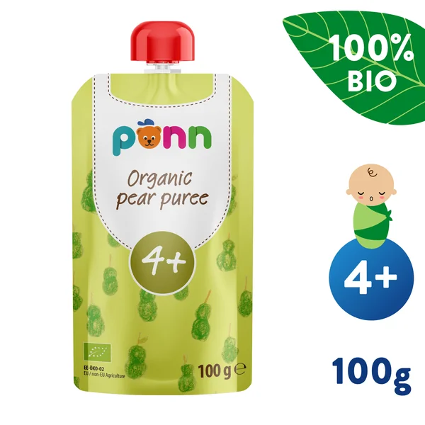 SALVEST Põnn Hruška 100% 1×100 g, ovocný príkrm